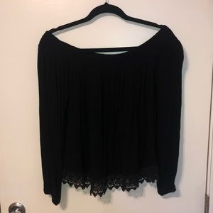 Off the shoulder shirt